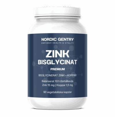 Zink Bisglycinat (90 kapslar)