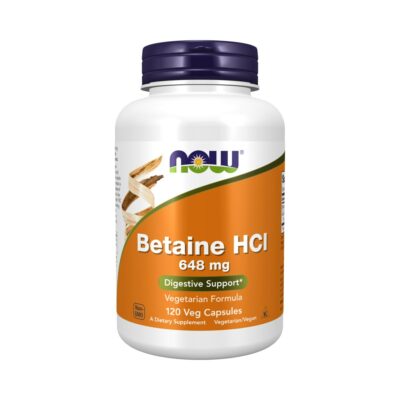 Betaine HCl 648 mg (120 kapslar)