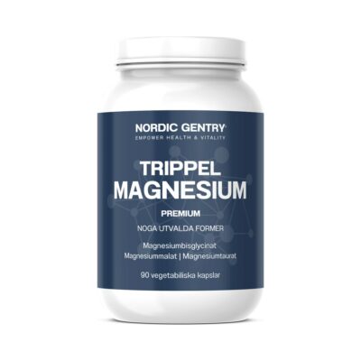 Trippel Magnesium 117 mg (90 kapslar)